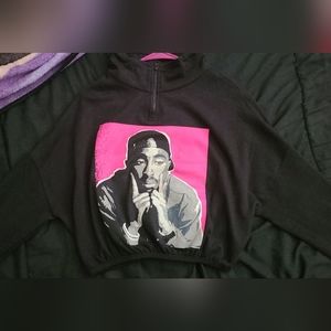 Tupac crop sweater